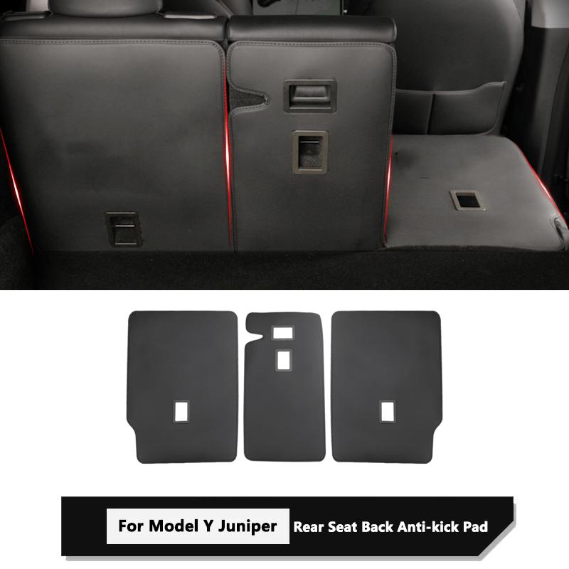 

For Tesla Model Y Juniper Trunk Mat Full Coverage Trunk Both Side Guards Seat Backrest Protective Pad Cargo Liner Anti Dirty Mat