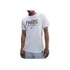 Printed Crew Neck Letter Short Sleeve Football Shirt Men Tops White HQ8334-100