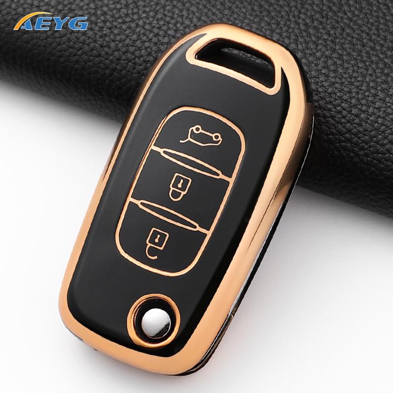 

Car Key Case Cover Fob For Lada Vesta Granta Xray Kalina Priora Sedan Sport For Renault Fluence Clio Megane Keychain Accessories