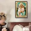 Virgin Mary Partial DIY 5D Special Shaped Drill Diamond Painting Gem Art for Adults/Beginners Gift Idea Home Wall Decor 30x40cm