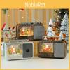 Decor Christmas Creative Radio Light Music Night Lamp With Santa Pattern Claus