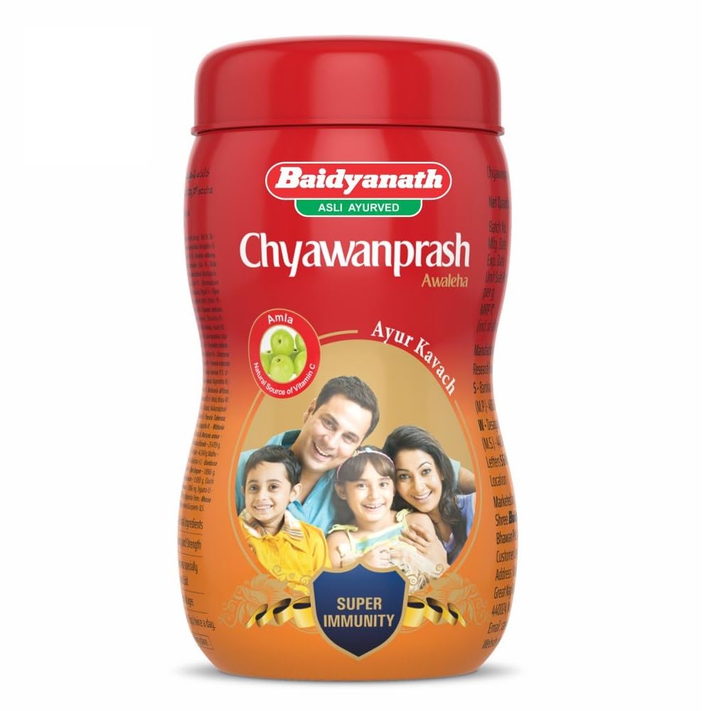 Baidyanath Chyawanprash 950G Ayurvedic Daily Health Supplement With 42+ Natural Herbs For All Age Groups