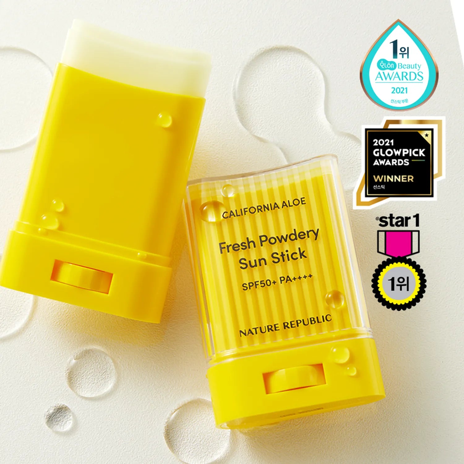 NATURE REPUBLIC California Aloe Fresh Powdery Sun Stick 24g 24g