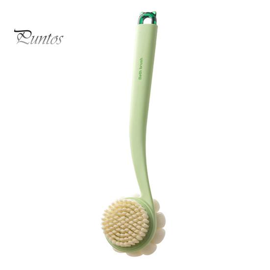 

Щетка для ванны с удлиненной нескользящей ручкой, двухсторонняя щетка для массажа спины, отшелушивающая щетка для спины, трехмерная массажная щетка зелёный
