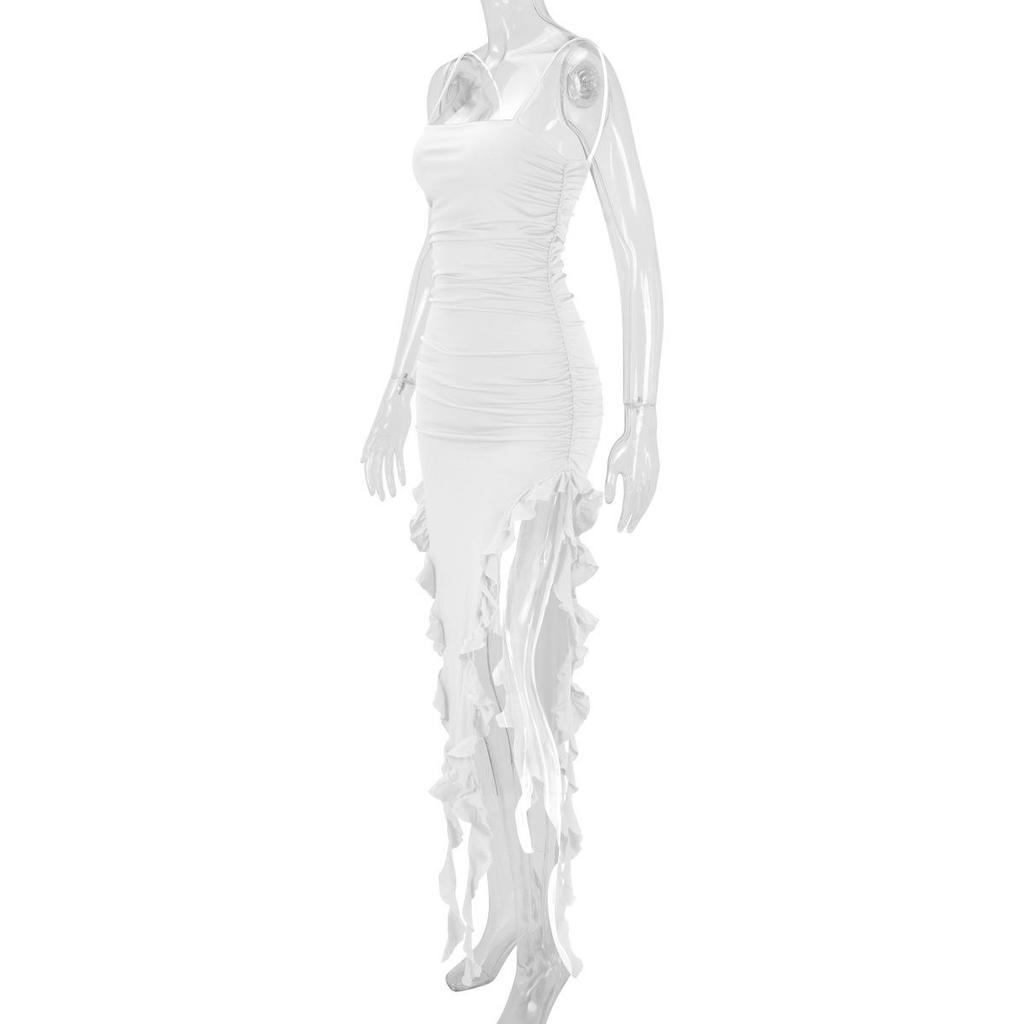 2025 European & American Summer Off-Shoulder Lace Sling Dress - Sexy One-Piece Women's Outfit