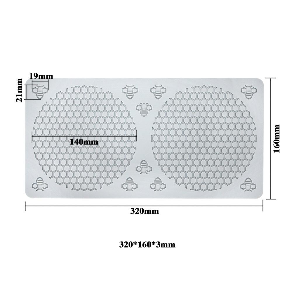 Honeycomb Silicone Mould Chocolate Mould DIY French Pastry Lace Decoration Mesh Mousse Cake Mold Platter Fondant Lace Cushion