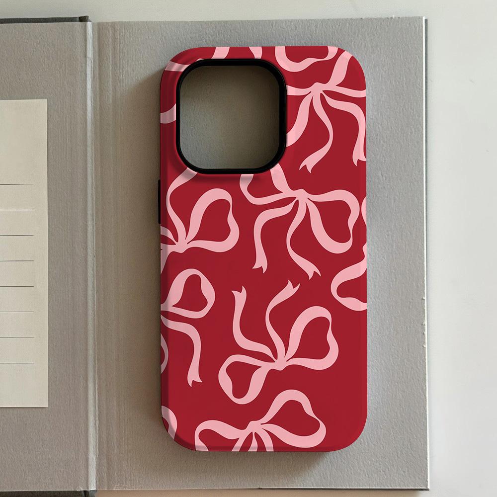 Luxury Color Textured Polka Dots Phone Case for iPhone 17 16 15 14 13 12 11 Air Pro Max Plus Luxury Double-layer Back Cover