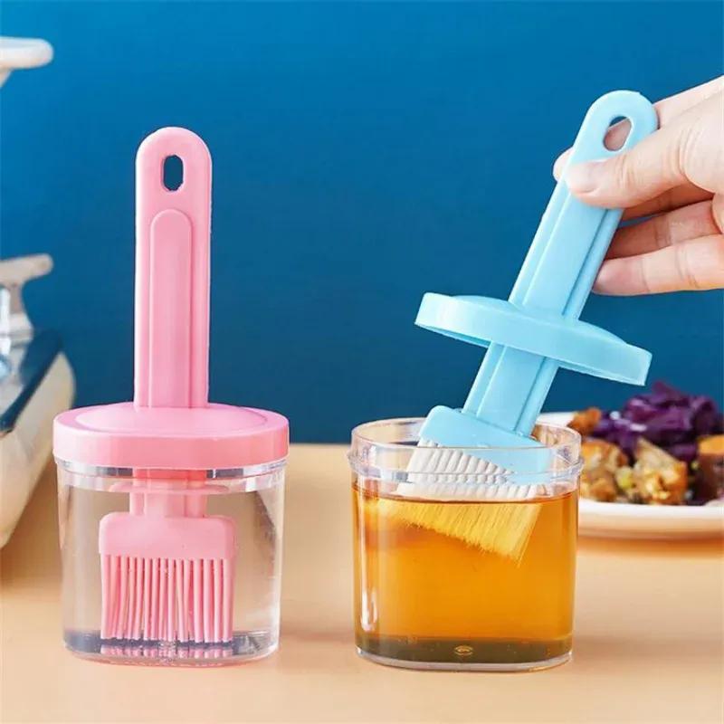 2 Piece Grill Brush Japanese Oil Brush High Temperature Resistant Cuisine Kitchen Household Baking With Bottle Brush
