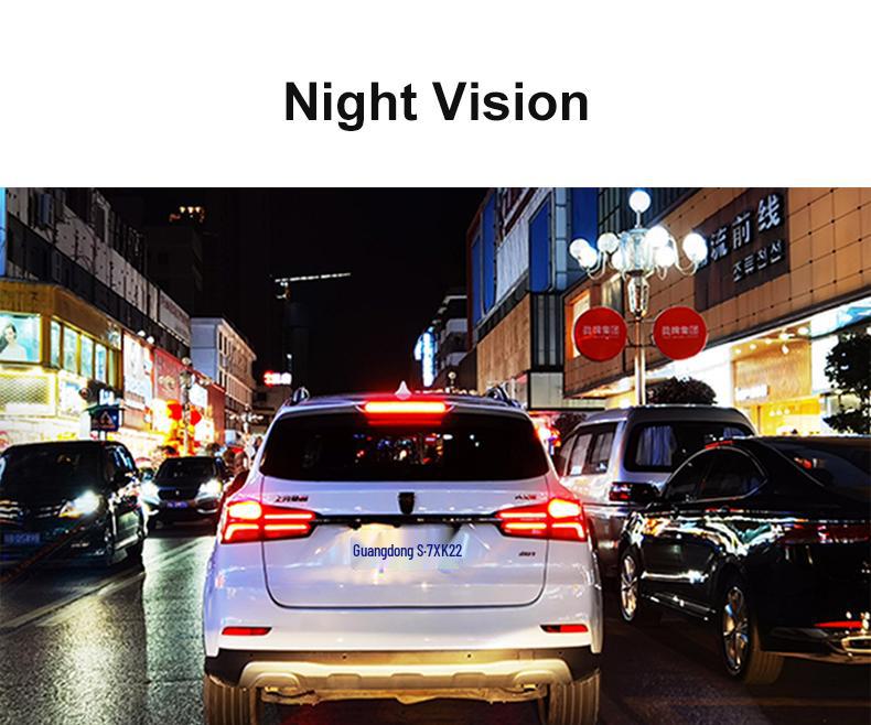 4K 12" Full-Screen Rearview Mirror with Dual-Recording Dashcam, Front ADAS, Rear BSD