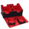 Trading Card Heaven [Holds Approximately 1260 Cards] Leather Card Case Holder with Magnetic Removable Storage (Dice Compartment Included) (Main Unit O
