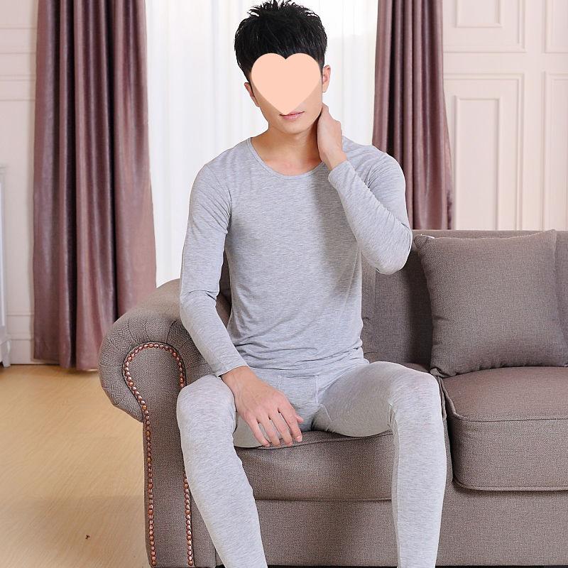 

Men s Slim Fit Plus Size Warm Cotton Base Layer Set 2XL up to 180 jin