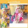 Trendy Colorful Lightning Bear Keychain For Women Fashionable Silicone Accessory