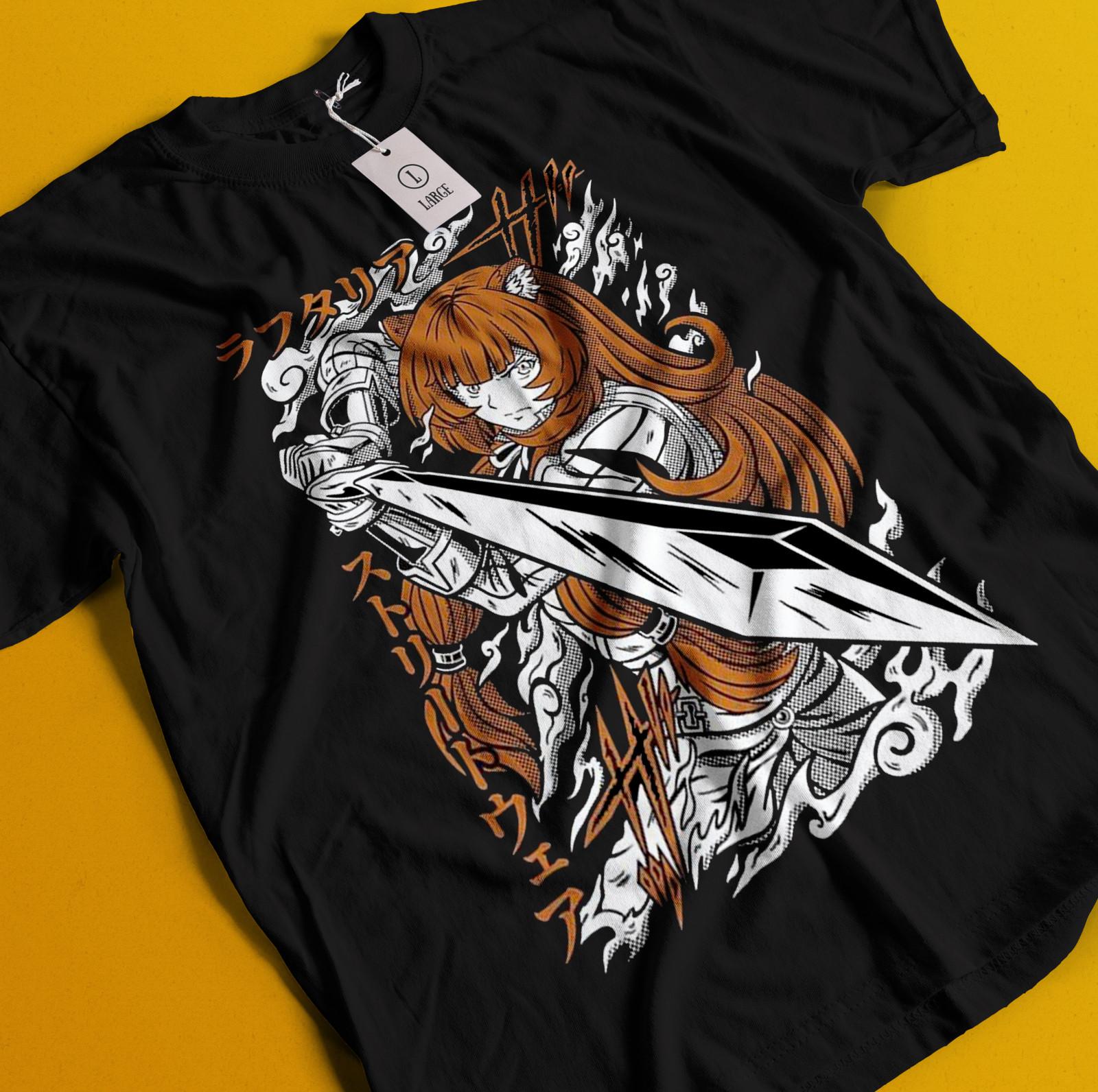 

Raphtalia Shirt The Rising Of The Shield Hero Tshirt Naofumi T-Shirt Mens Womens Tees Top Myne Filo M