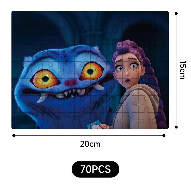New Kpop Demon Hunters 20*15Cm Jigsaw Puzzle Toys Rumi Mira Zoey Huntrix Character Pattern Board Game Home Decor Children Gifts