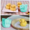 Duck Figurine Silicone Candle Molds for Epoxy Resin Making Candle Soap Candy Cake 3D Duck Fondant Molds Chocolate Molds
