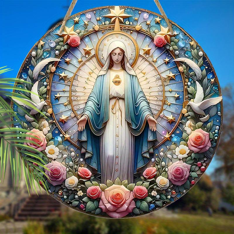 Mønsteret er et engelanheng, dekorasjon til hjemmets vegger eller dører, 2D flatt tre, julepynt, gaver til venner og familie