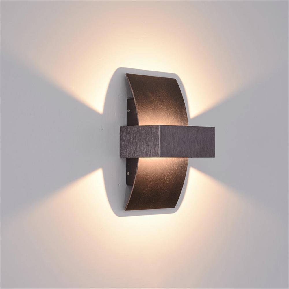 Creativity 12W LED Indoor Wall Lamp Aluminum Sconce Bedroom Bedside Light Living Room Aisle Wall Lights Modern LED Wall Lamps