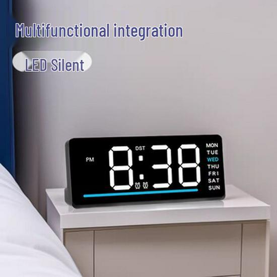 INS Personality LED Large Screen Bedside Alarm Clock - Simple, Fashionable, and Colorful 0725