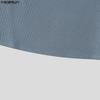 INCERUN Summer Men Sleeveless Casual Sports Fitted Tank Tops Undershirts