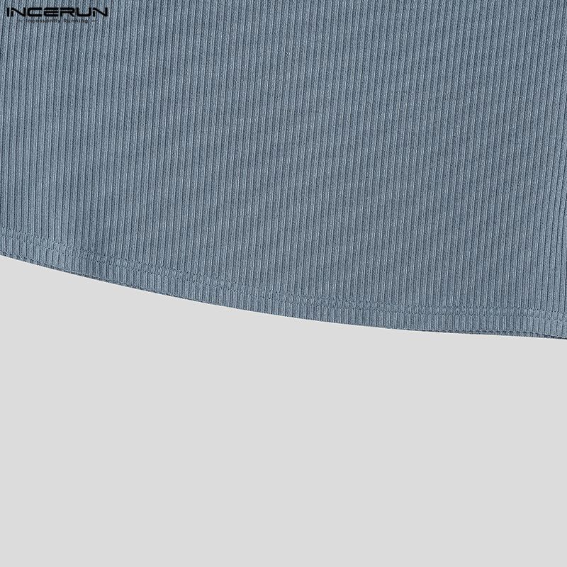 INCERUN Summer Men Sleeveless Casual Sports Fitted Tank Tops Undershirts