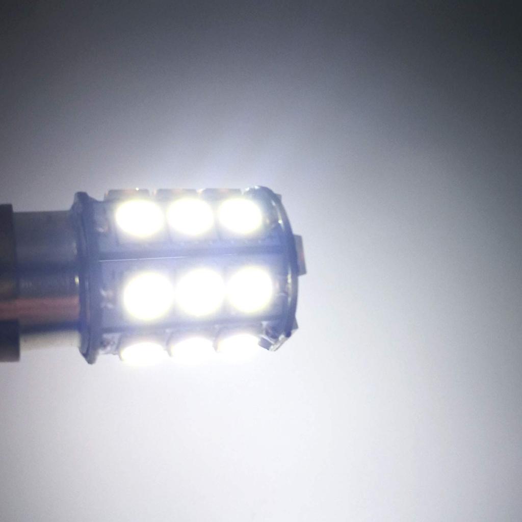HooMoo 24V LED Car White S25 Single/G18 (1156 BA15s) Truck