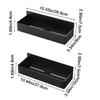 2Pcs Space Saving 2 Layers Storage Rack Adjustable Magnetic Storage Baskets  for  Home