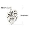 50PCs Monstera Charms Vintage Leaf Series Gold Color Hollow Monstera Shape Pendants for DIY Necklace Earrings Jewelry 20mm