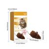 Realistic Mouse Toy for Indoor Cat Scratch Squeaky Sound Cat Toy Pull&Back Moving Realistic Mouse Shape Toy for Indoor