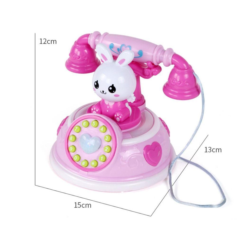 Playing House Musical Rabbit Telephone Toys Simulation Phone Early Education Toy Children's Toy