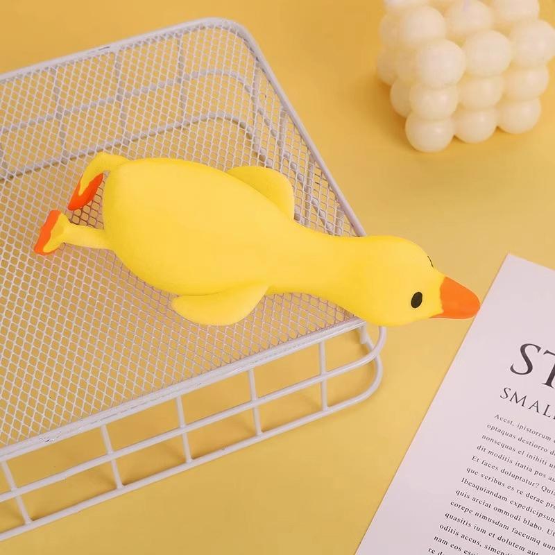 

Игрушки для сдавливания уток Мягкие милые животные Игрушки для вентиляции Декомпрессионные растягивающиеся игрушки для детей жёлтый