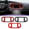  ABS Navigation Panel Decoration Protective Cover Sticker Fit For Dodge Charger 2015 Up Car Interior Accessories