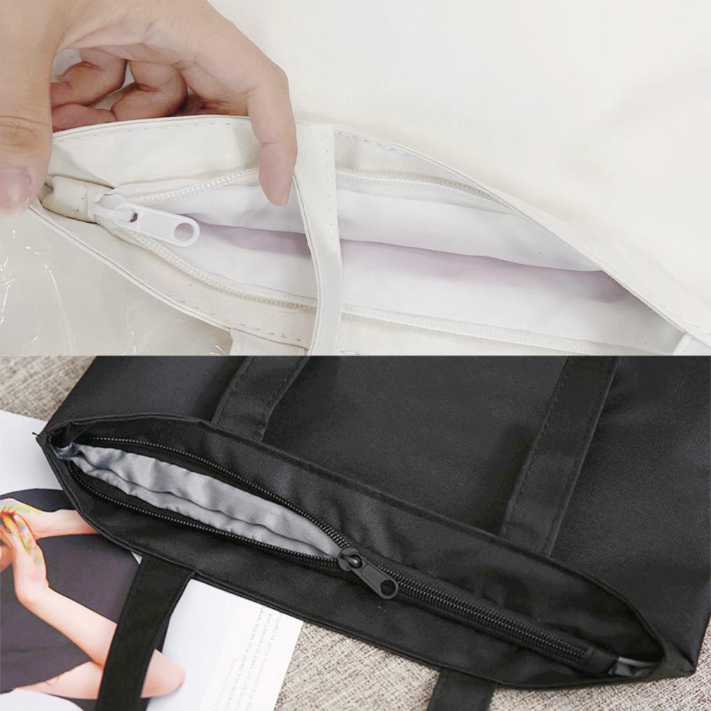 Girls Group Poster Printed Canvas Bag  Style Fan Support Zipper Handbag Women's Bag