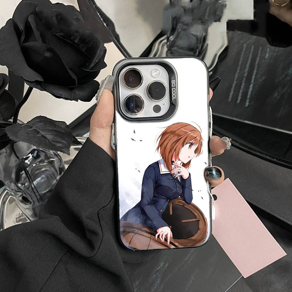 G-GIRLS U-Und P-PANZER Phone Case For IPhone 16 17 15 14 12 13 Pro Max Black Color Shockproof Cover