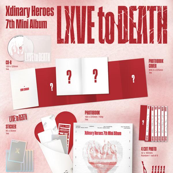 Xdinary Heroes Al 7-lea Mini Album [LXVE to DEATH] versiunea Photobook