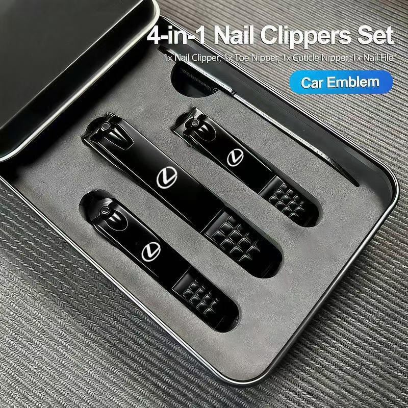 Car Emblem Nail Clippers Set Manicure Tools Gift For Lexus RX300 IS200 IS250 ES350 Ct200h UX250h NX300h RX350 ES300h LS LS460