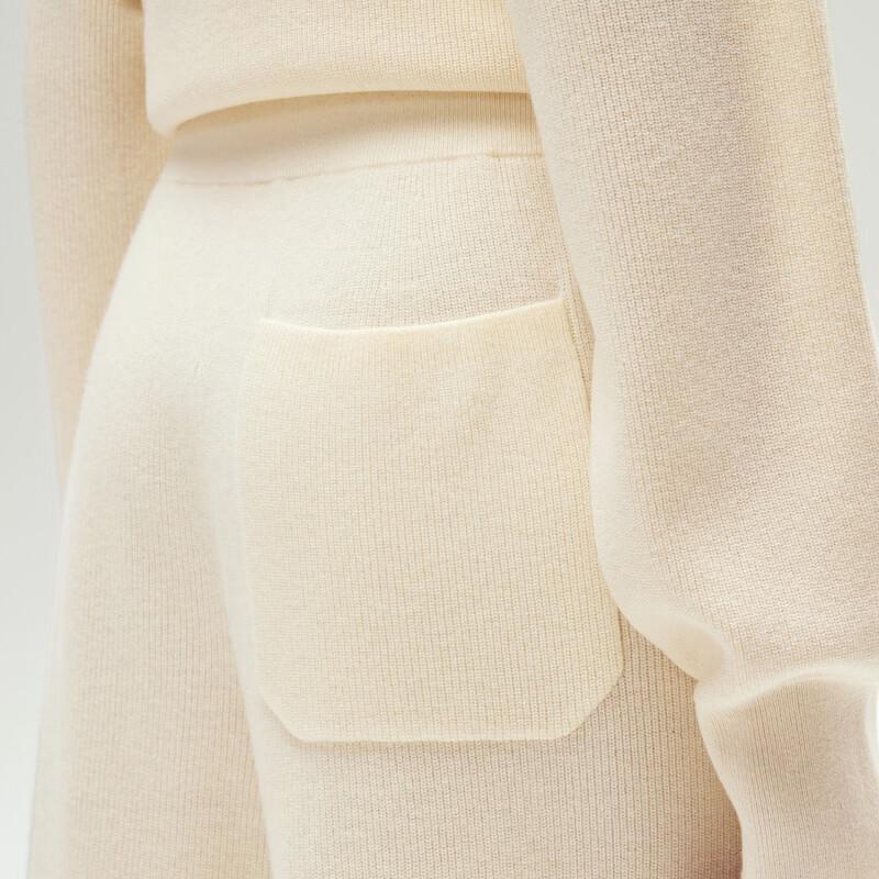 Women's Wool Knit Elastic Waist Shorts