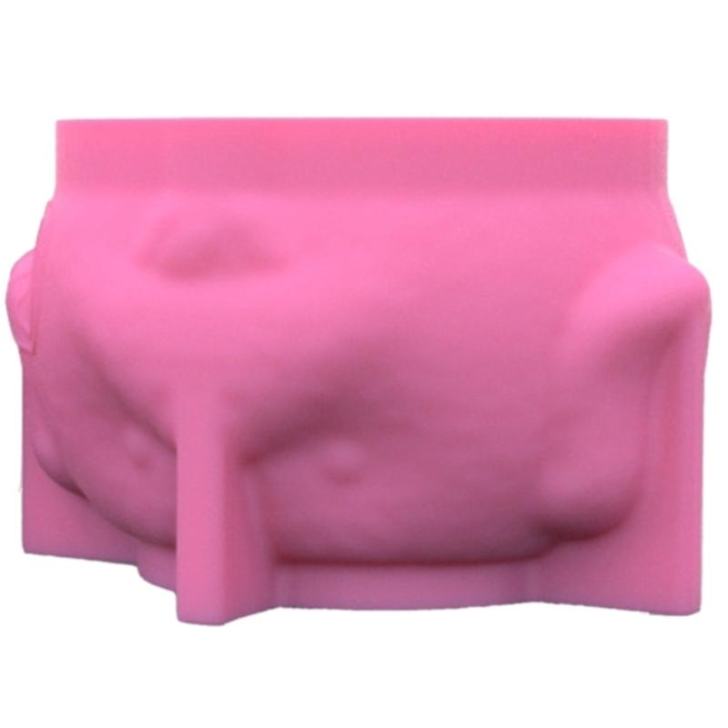 Versatile Silicone Mold Concrete Molds Silicone Casting Mold Dog Shaped Vase Mold Suitable for Vases Pen Holder Crafts