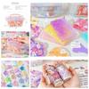 Cartoon Sticker DIY Keychain Making Kit Acrylic Gooka Stickers Set  Notebook Decoration