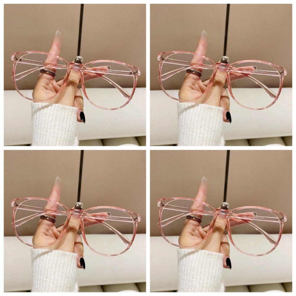 4 PCS Anti Blue Light Blocking Glasses Clear Anti Radiation Glasses Replaceable Lens for Women/Men