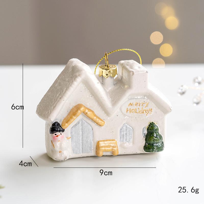 

Рождественская елка Белые принадлежности Колокольчик Машина Снежинка Щелкунчик Солдат Подвеска 2024 Рождественские украшения 2025 Новогодние декоры