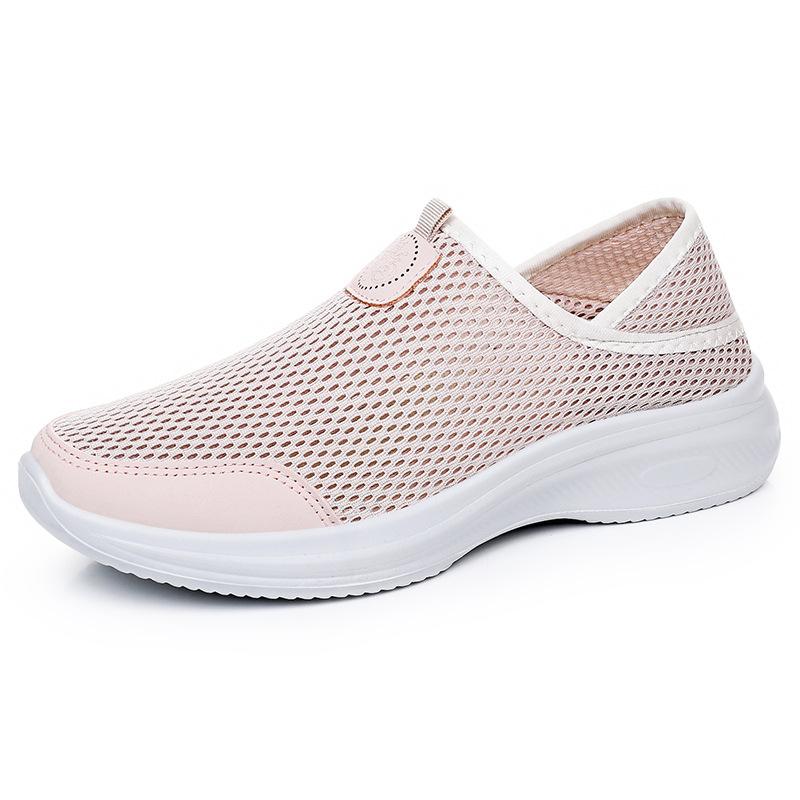 Men's Shoes New Mosquito Repellent Shoes Couple Polyurethane Casual Shoes Mesh Breathable Single Shoes Shallow Mouth Lightweight Shoes Men's