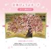 Sanrio Spring Message 3D Sakura Folding Greeting Ships JSC SANRIO 704938 Card, Screen, Card, Overseas, 23-4,
