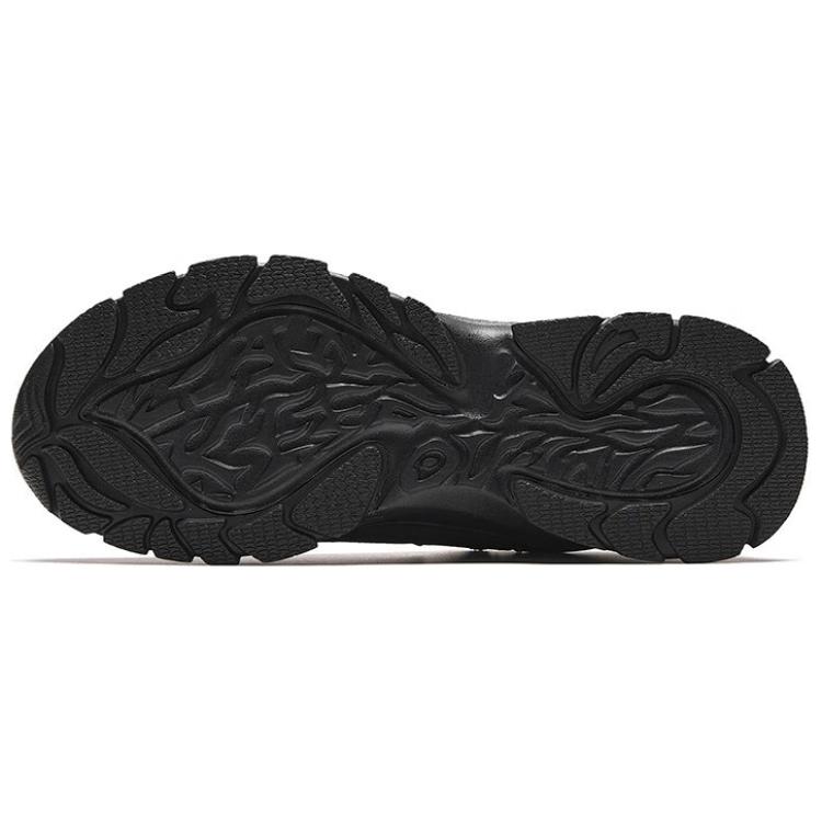 Anta Comfortable Fashionable Non-Slip Wear-Resistant Mid-Top Casual Shoes Women Casual Shoes Black Gray 122348984-1