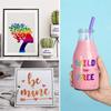 Adhesive Backed Vinyl 12" x 10"/12"x19" Sheet 32 Assorted Colors Works with cut and Other Cutters for Window Gift Cards Decor