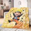 Naruto Flannel Blanket Trendy Print Fit For Bed Sofa Bedroom Chair Picnic Travel -HE5