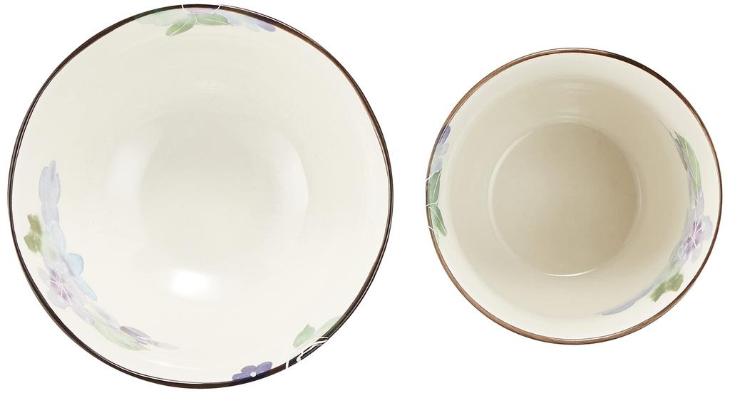 Yamashita Crafts Gift x x includes rice and Tenpo Set, Blue, 22.7 13.5 H8.8cm, bowl, teacup, chopsticks. (45015460)
