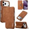 Custodia a Flip Magnetica in Pelle per Telefono per IPhone 17 16 Pro Max Air 15 14 Plus 13 12 11 Pro Max Portafoglio Slot per Carte Copertura con Supporto