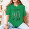 New Fashion Tee Tops France Funny Letter Manche Courte Humour Je Suis Une Fée Graphic Tshirt Girl Y2K Shirt Harajuku Streetwear