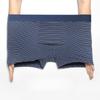 Sommer Herrenunterwäsche Modal Baumwolle Boxershorts Atmungsaktiv Große Größe Gestreifte Herren Boxershorts für Jungen