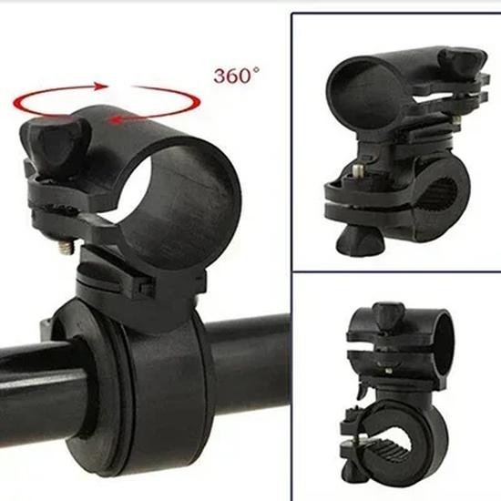 1pc LED Torch Mount Holder 360° Rotating Bicycle Light Bracket for Bike Flashlight Cycling Sports Accessories
